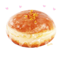 Cream filled donut